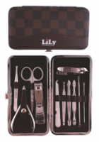 МАНИКЮРНЫЙ НАБОР LILY 11 ИНСТРУМЕНТОВ - № L90-233